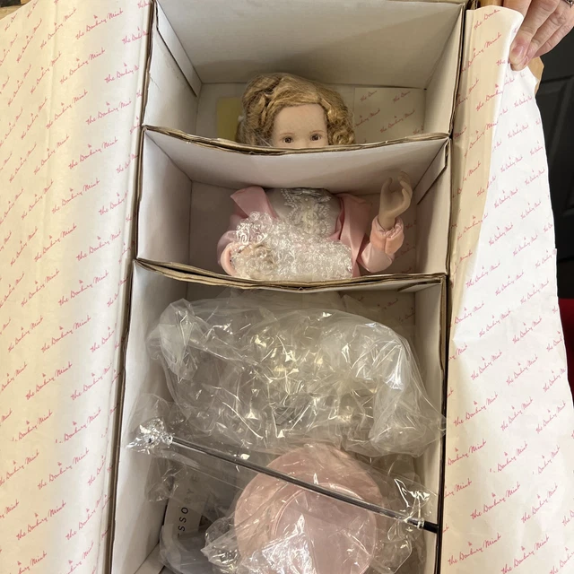 "Dimples" - Shirley Temple Collection - Danbury Mint - Porcelain  Doll New