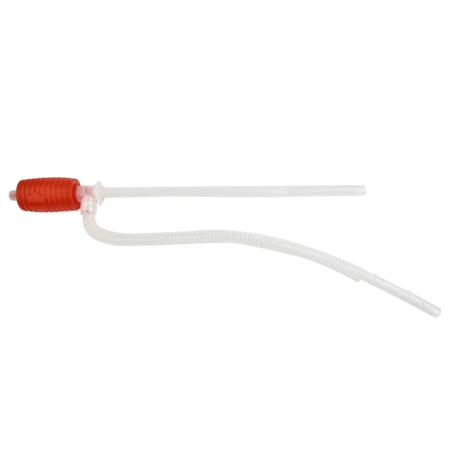 Voiture Eau Tuyau 1 PC Liquide Gaz Transfert Huile Extraction Plastique Rouge +