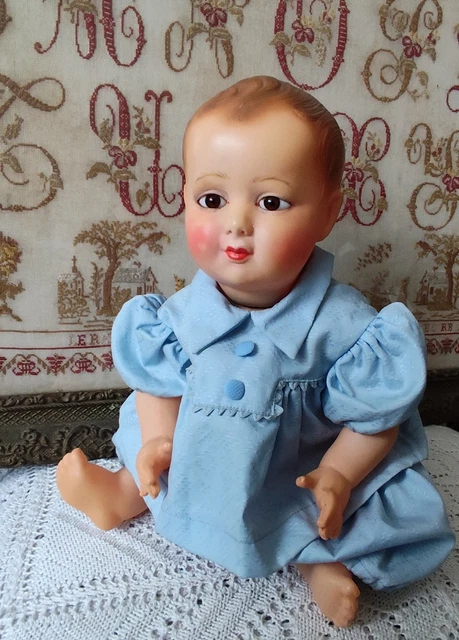 Petitcollin Baigneur Marin 40 cm yeux bleus au meilleur prix sur