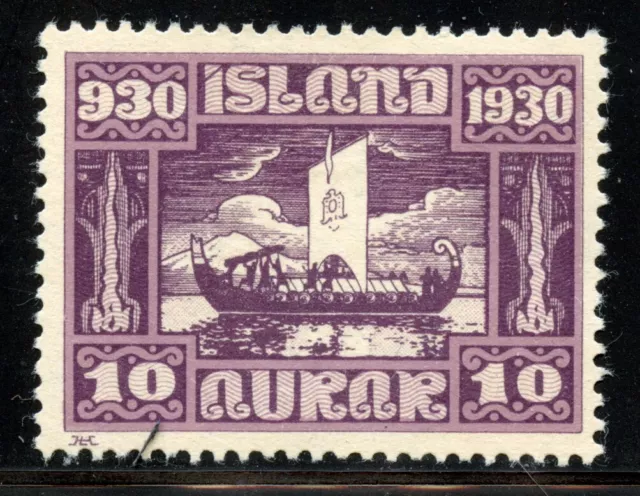 Iceland # 155, Mint Hinge