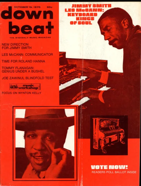 DOWN BEAT October 15, 1970 - Jimmy Smith, Les McCann, Roland Hanna, Joe Zawinul