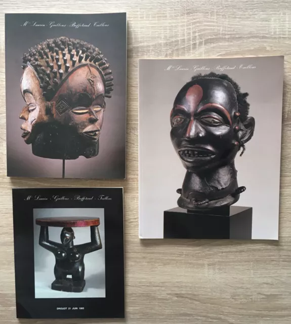 Arts Primitifs / Drouot - Ader Picard Tajan / Lot de 3 catalogues de vente