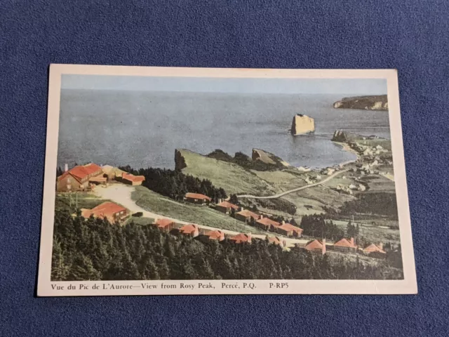 VINTAGE POST CARD POSTCARD Percé (P)