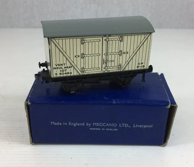 Vintage Boxed Hornby Dublo Meat Van D1 32065 B.R. Gauge 00