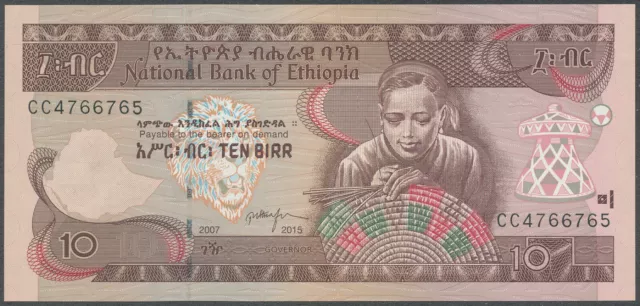 Ethiopia / Ethiopia - 10 Birr 2015 UNC - Pick 48f