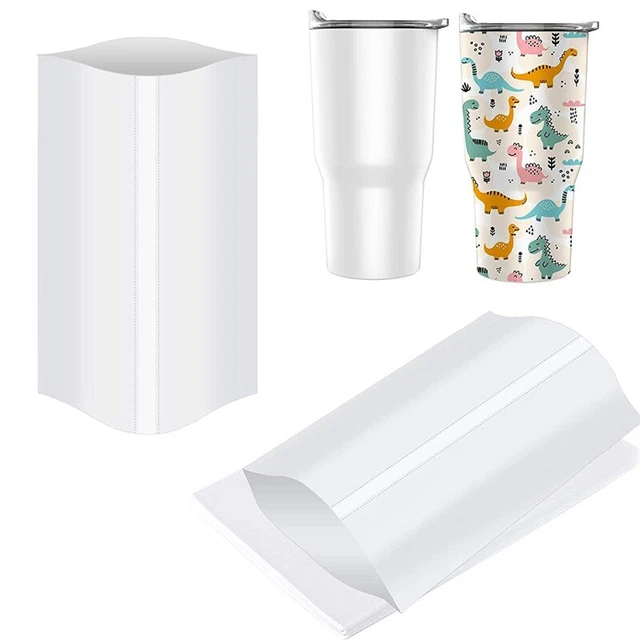 8X12 Zoll Sublimation Shrink Wrap Sleeves, 60 Stück Weiße Sublimation Shrin9886