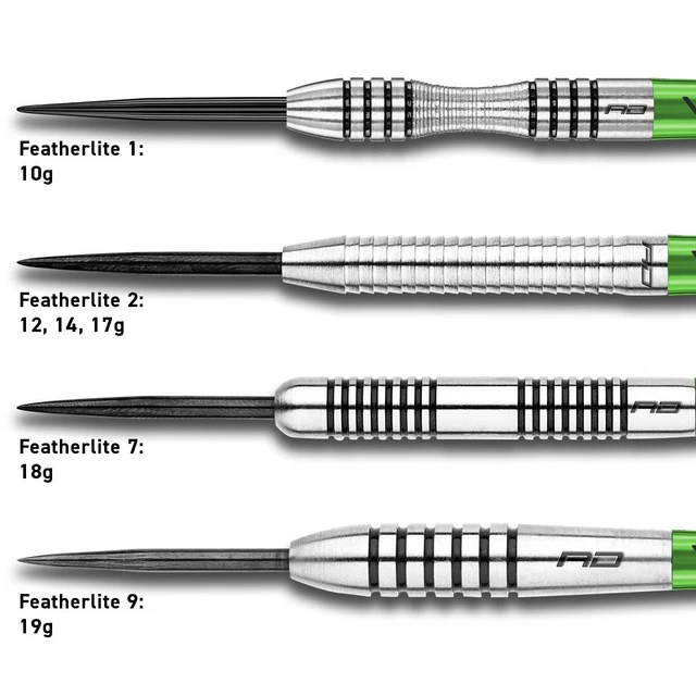 RED DRAGON Pegasus Professionele Tungsten Steeltip Darts Set Verkrijgbaar in 21, 23, 24, 25, 26, 28, 30 Gram met Vluchten, Stengels (Schachten) en Portemonnee (Wit 30G, 2