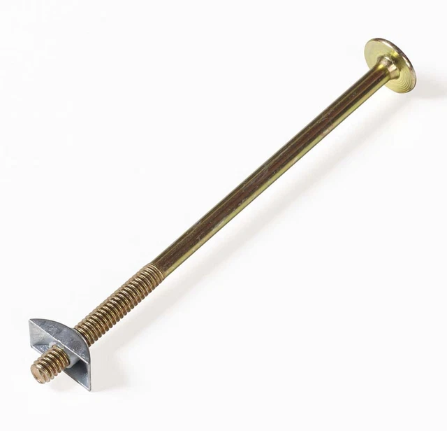 120 MM REPLACEMENT Bolts & HalfMoon/Crescent/Lunar Threaded Nuts, Pack