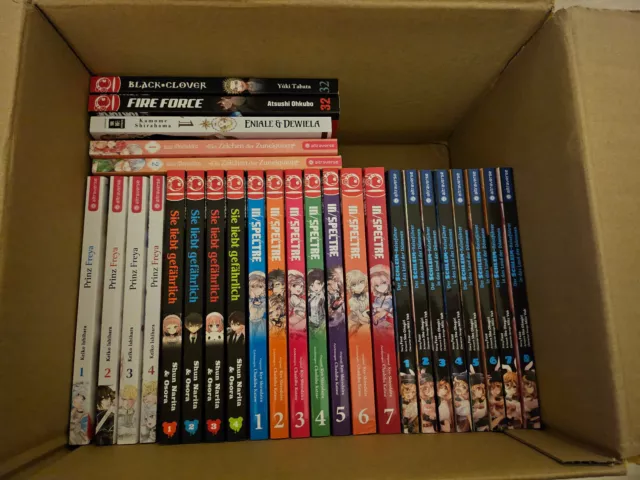 manga sammlung mit Sie liebt gefährlich, In Spectre, Schleim Reiseführer .....