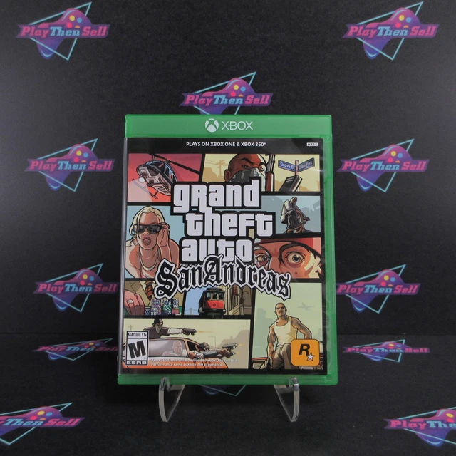 GRAND THEFT AUTO San Andreas Xbox One / Xbox 360 + Map Complete CIB