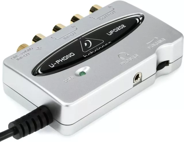 Audiophile USB/Audio Interface with Built-in Phono Preamp