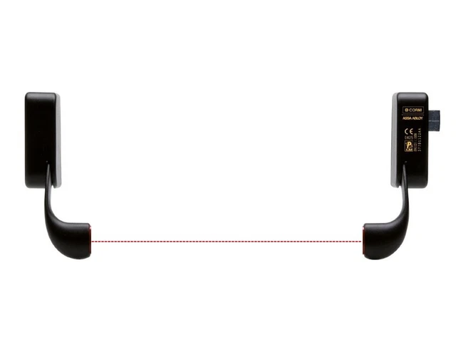 Lenker Anti-panik Ministar Umkehrbar Schwarz - Geweihe ASSA ABLOY 4290600000