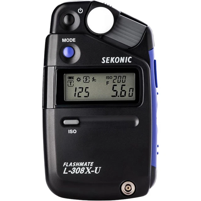 Medidor de luz digital Sekonic L-308X-U Flashmate [¡Único dueño!]