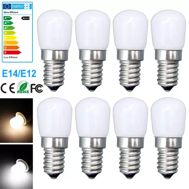 E14 LED Glühbirnen Kühlschranklampe Kühlschrankbirne Dimmbar Birne Leuchtmittel