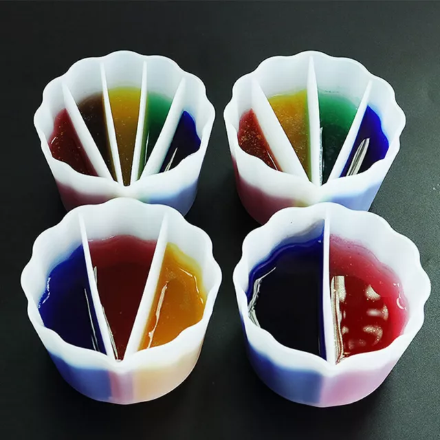 Silikon -Split -Tassen für Farben, die Acrylfarbe gießen -xp