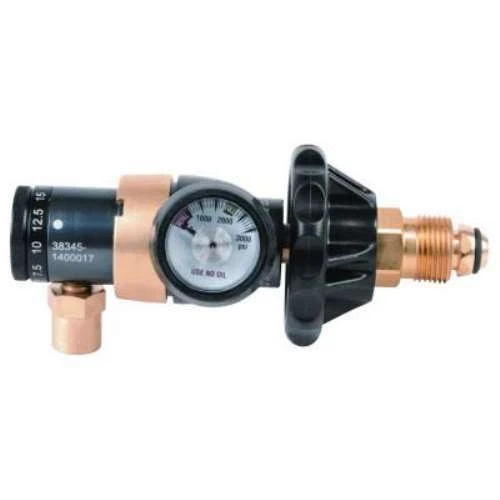 Western Enterprises Regulators, CO2/Argon, 0-60 CFH, CGA-580, 3,000 psi inlet -