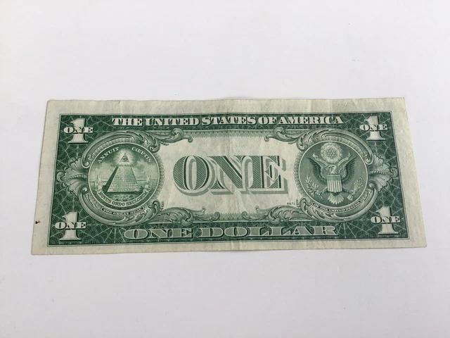 Vintage 1935-G One Dollar Bill Silver Certificate  $1 Blue Seal Washington Vnc 3