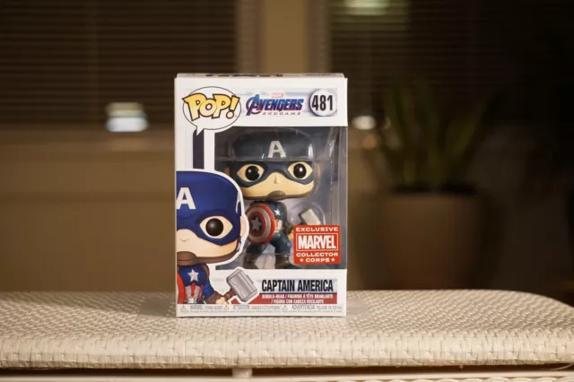 Funko Pop! Marvel: Avengers Endgame-Captain America #481 (Collector Corps Excl.)