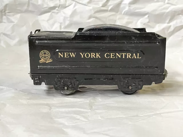 Wagon Tender Marx Toys Pullman "New-York Central", train échelle O