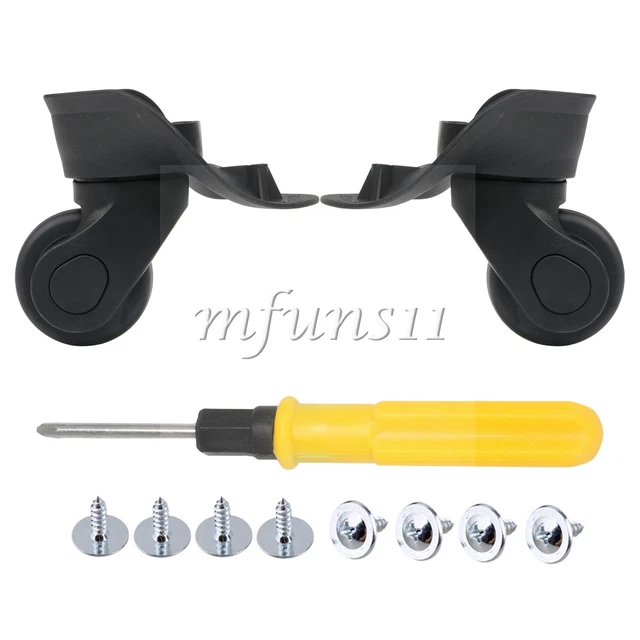 2pcs Plastic Luggage Wheel (Left & Right) for Bags, Luggage, Trolley Case W041