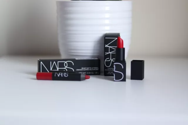 Duo Nars lèvres Inappropriate red et velours mat crayon Cruella