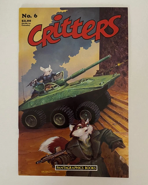 Critters #6 - Early Usagi Yojimbo - Fantagraphics - Stan Sakai (1986)