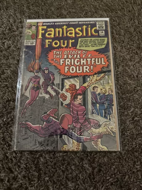 Fantastic Four #36 (1965,Marvel) G/G+