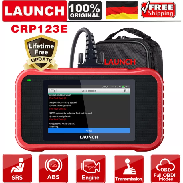 LAUNCH CRP123E KFZ OBD2 Scanner Diagnosegerät Profi ENG AT SRS ABS EPB