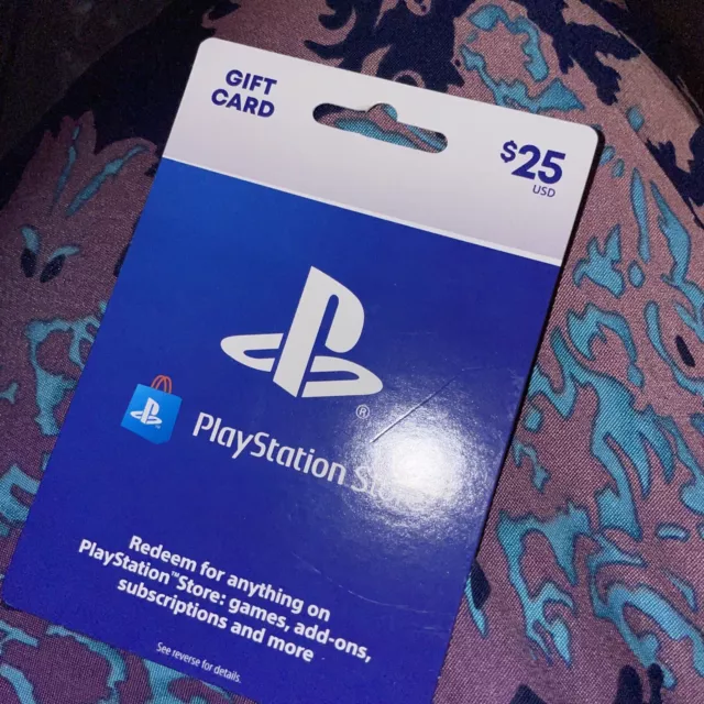 PlayStation Store Gift Card $25 USD