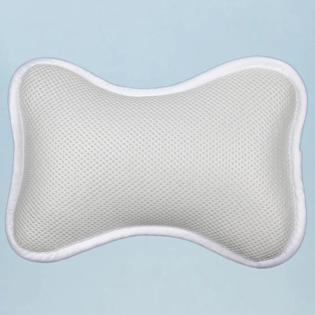 Cojín de baño blanco señorita para bañera-cuello y espalda soporte de bañera