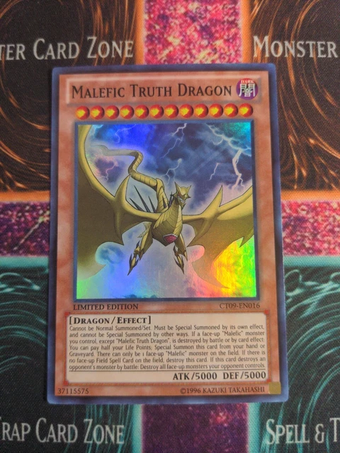 Yu-Gi-Oh! Malefic Truth Dragon CT09-EN016 Limited Super Rare NM
