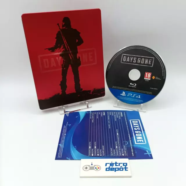 Days Gone Custom-Made G2 Steelbook Case PS4 (NO GAME)