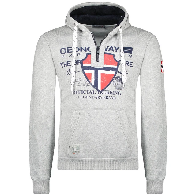 Felpa Geographical Norway Gordon men uomo con cappuccio