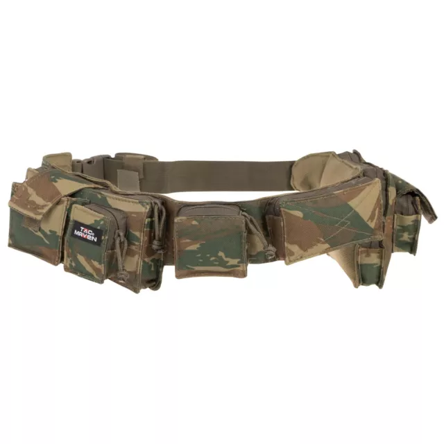 Tac Maven Belt Men's Belt Military Tactics Trekking Multi Pocket Camo