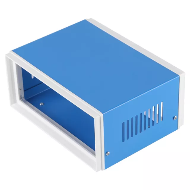 170*130*80mm Blue Metal Enclosure Project Case DIY Junction Box Professional✈