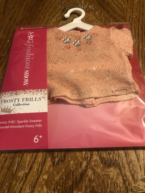 American Girl Frosty Frills Sparkle Sweater NIP Frosty Frills Collection NEW