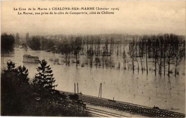 CPA La Crue de la Marne a CHALONS-sur-MARNE (January 1910) - La Marne (742630)