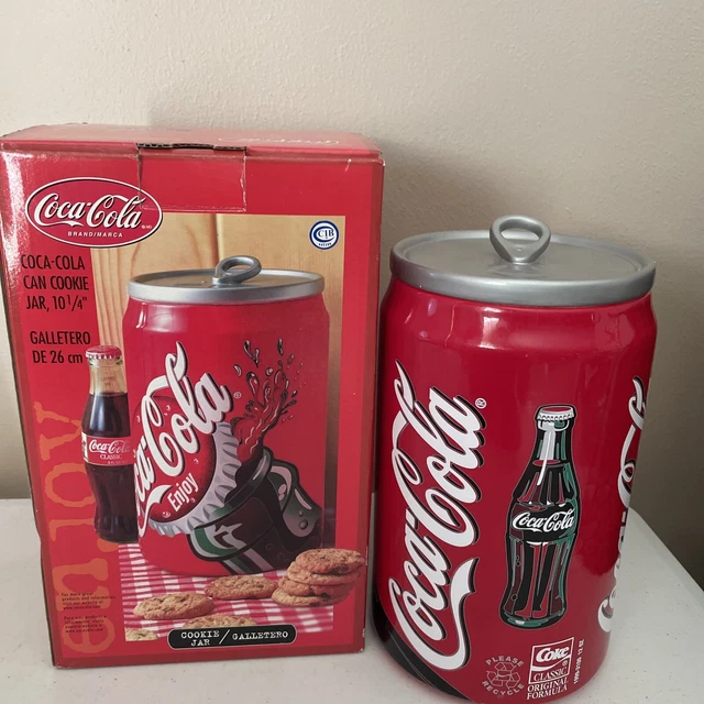 Vintage 2001 - Coca-Cola Coke Can Cookie Jar By Gibson With Original Box