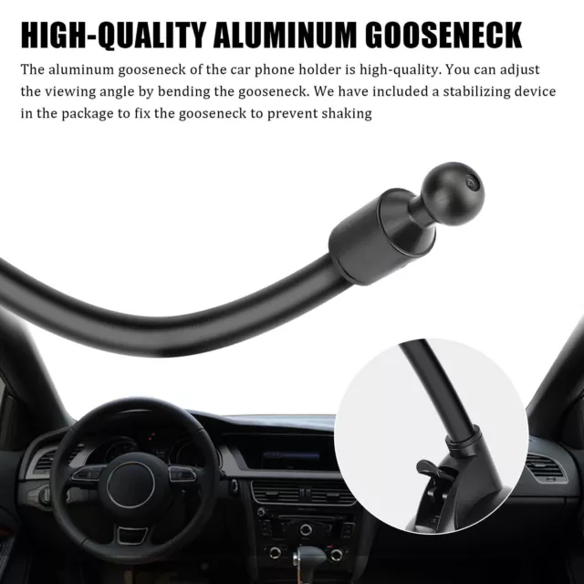 360° Car Windshield Mount Cradle Holder Stand For iPhone Mobile Cell Phone GPS 2