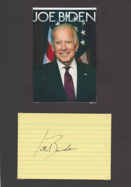 Original Joseph "Joe " Biden Autogramm ( Präsident U.S.A. )