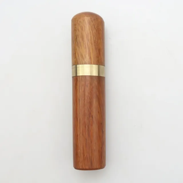 Contenedor de fieltro de madera de bambú soporte de palillo de dientes estuche aguja de coser