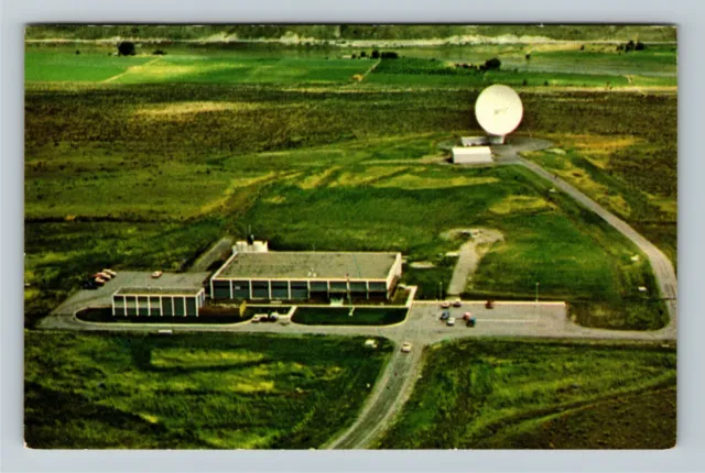 Brewster Flat WA-Washington, Aerial View Earth Station, Vintage Postcard