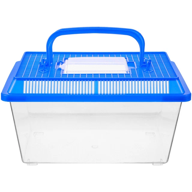 Aquarium Pour Tortue YRTUOP - Capacité 10 Litres, Dimensions 30,6 X 19,6 X 18,4 Cm, Avec Plateforme De Repos Et Couvercle Sécurisé