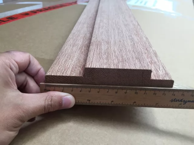 Door Jamb Solid Meranti Timber External 138mm Wide Double Rebated 2.1m 2.4m 2.7m 2