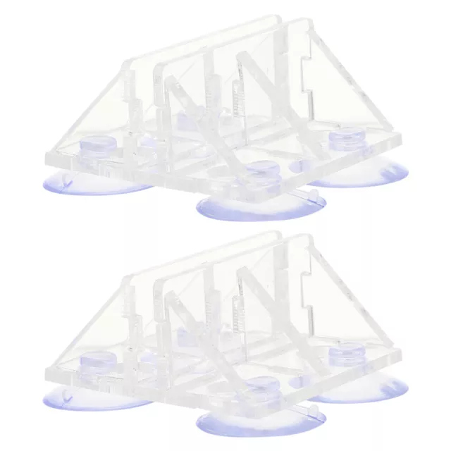 2 Pcs Fishes Acclimation Box Clip Suction Cup Divider Holder