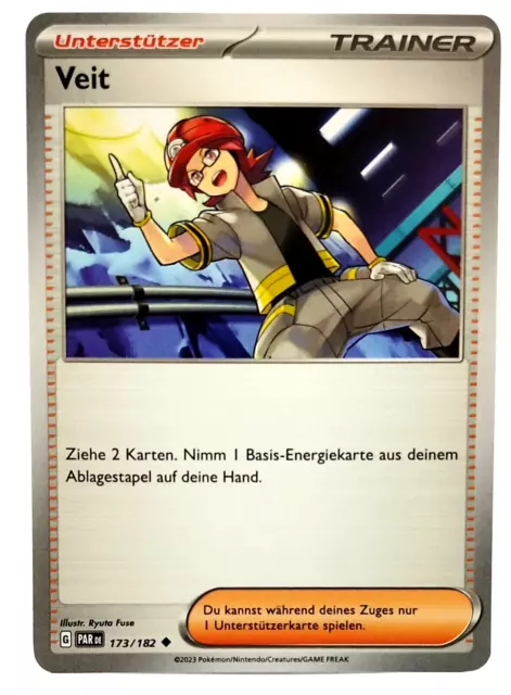 Pokemon Karte: Veit 173/182 Paradoxrift Deutsch NM