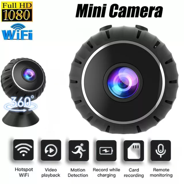 1080P IR Wireless WiFi CCTV Indoor &Outdoor MINI IP Camera CAM Home Security UK