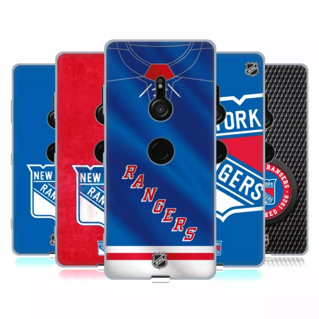 Custodia Ufficiale Nhl New York Rangers In Gel Morbido Per Telefoni Sony 1