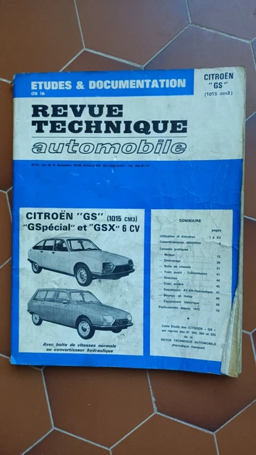 Revue Technique Automobile Citroën DS19 1957 - 2ème Partie - Occasion Bon état