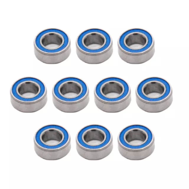 10PCS MR105-2RS Deep Groove Ball Bearings Double Sealed Chrome Steel Blue Seal